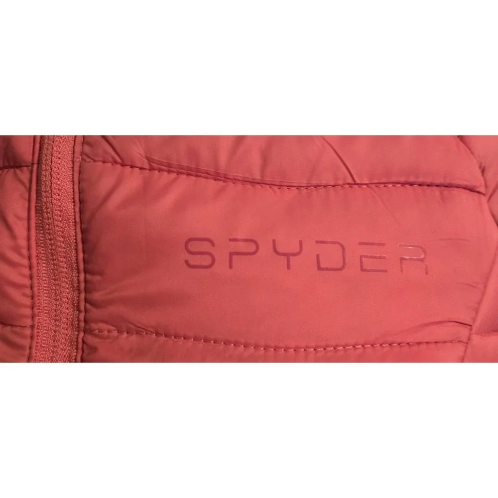 Spyder Hooded Packable‎ Puffer Jacket Women's Small Mauve Rose NWT